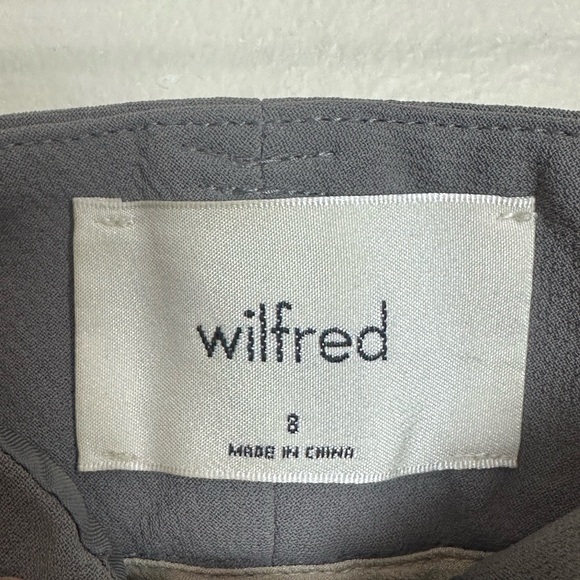 Wilfred Gray Cropped Tie-Waist Pants - Picture 4 of 6